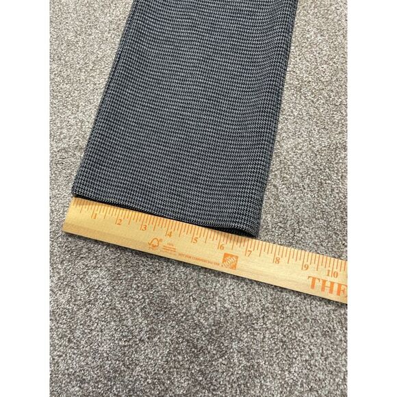 Express womens columnist barley boot pants sz 4R 9” rise black white trousers - Picture 4 of 12